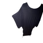 Luli Fama Revolve Rosita Buena South Beach Dress cover up Black gold cinch sides Photo 12