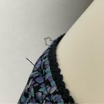 Vintage Midi Skirt Abstract Dots Layered Elastic Feminine Flirty Eclectic Rayon‎ Purple Size 6 Photo 10