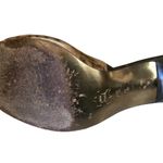 Donald Pliner Animal Print Shoe Slide Bronze Hair Calf Rhinestones leather $325 Brown Size 8.5 Photo 6