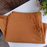 Charlotte Russe High waisted ruffle pocket camel shorts S Photo 2