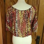 Bright cold shoulder Y2K top Photo 7