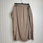 Torrid midi woven wrap pencil skirt beige/taupe color size 3X A11 Photo 7