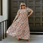 Anthropologie Somerset Floral Paisley Maxi Dress size 2x Photo 1