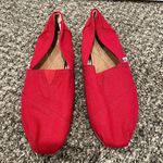 Toms Red Canvas Classics Photo 0