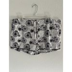 Crafted by Mahogany Pajama Set Womens Large Bike Print Shorts Novelty Lounge White Photo 5