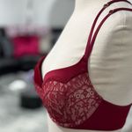Victoria's Secret Victoria’s Secret Very Sexy Wine Lace Push-up Bra Photo 8