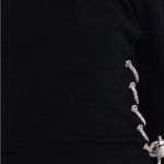 Akira rhinestone tie up side mini dress Photo 10