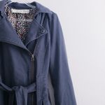 Anthropologie Daughters Of The Liberation Zipper Wrap Trench Coat Jacket Photo 2