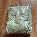 Lulus LULU’S Love And Whimsy Sage Green Crochet Lace Tiered Mini Dress Photo 3