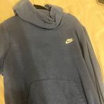 Nike Women’s  Blue Cowl Neck Hoodie Photo 0