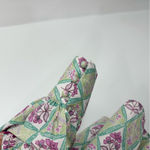 Karlie Paris Floral Poplin Ruffle Top in Mint Green size Small Photo 4