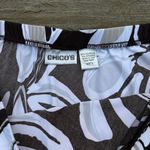 Chico's Y2K  Tan/Brown w/ White Floral Pattern Skirt Photo 2