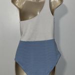 Cupshe  One Piece Swimsuit Color Block One Shoulder w Bowknot Women’s Medium M Photo 4