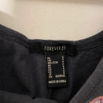 Forever 21 EUC |  women’s American biker rally motorcycle‎ crop lace trim tank S Photo 3