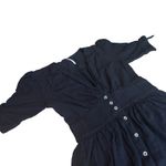 Free People  Love of My Life Black Midi Dress GUC Size Small Fit & Flare Boho Photo 11