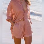 Vitamin A  Tallows Linen Coverup Shorts Photo 6