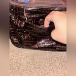 Brighton  Brown Crocodile Leather Shoulder Purse Photo 10