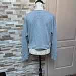 DKNY Jeans cropped sweatshirt with studs Sz M Photo 4