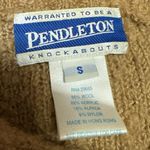 Pendleton Brown Wool Alpaca Long Sleeve Button Down Cardigan Sweater Top Size S Photo 3