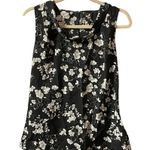 Banana Republic FLORAL DRAPE NECK SLEEVELESS BLOUSE Photo 0