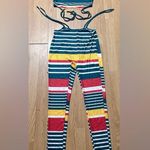 Women's Medium Summer Bodycon Striped 2 pc Jumpsuit/romper Ribbed Knit Size undefined Photo 6