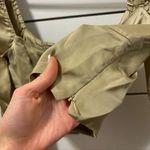 Aritzia Sunday Best Billie Satin Crop Top Gold Size 2 Photo 4