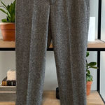 Banana Republic NWT  Ryan Mid-Rise Tweed Woven Career Dress Pant Trouser, 6 Photo 0