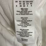 Pretty Little Thing  Dress Mini Ruched Beach Party Wedding Linen Cotton White Photo 7