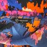 Pretty Garden Floral Maxi Dress in Blue and Red. #107 Size L Photo 8