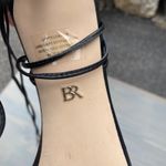 Banana Republic Treccia Leather Heels Black Color Size 9 Photo 8