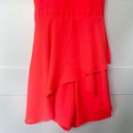 Decree Neon Faux Wrap Sleeveless Romper Photo 2