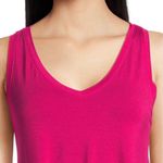 Time & Tru Womens Tank Top Size XL 16-18 Relaxed Fit Sleeveless Pink New Photo 3