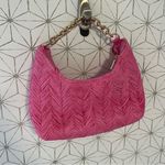H&M  Pink Straw Chain Shoulder Bag Photo 4