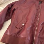 Forever 21 Burgundy leather jacket Photo 1