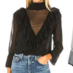 HAH Hot As Hell Bodysuit Women Small Black White Polka Dot Heavy Knecking NWT Photo 0