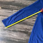 Soft Surroundings  Women's Reserva Sweater‎ Blue pleated Back Wool Blend Size XL Photo 7