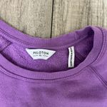 Peloton  Sweatshirt Pullover Purple Crew Neck Activewear Logo Top XL Photo 3