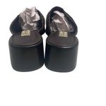 Brighton Franki Basket Weave Vero Cuoio Leather Heel Clogs Mules Brown Size 8.5 Photo 1