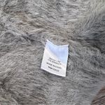 Lovers + Friends gray kappa eyelash fuzzy open front cardigan Photo 8