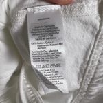 Madewell  Denim Square Neck Sleeveless Tile White Button Front Mini Dress Size 4 Photo 11