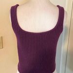 Lucy Paris KNIT CROP Purple Photo 4
