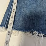 Mother Sz 25 The Mid Rise Dazzler Ankle Fray Jeans Riding The Cliffside Blue Photo 6