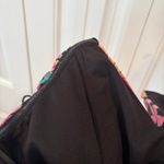 Dee Elly  Black Floral Strapless‎ Dress Size Small Photo 5