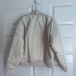 Athleta  Sateen Bomber Jacket in  Bone cream NEW Photo 11