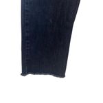 Abercrombie & Fitch The 90s straight ultra high rise 29”/8 black wash raw hem le Photo 2