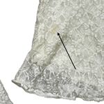 Womens Mesh Lace Velvet Babydoll Top Long Sleeve Y2K WhimsiGoth Size Medium Black Photo 3