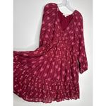 Treasure & Bond NWT Floral Print Jacquard Long Sleeve tiered Minidress XL Photo 3