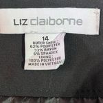 Liz Claiborne  14 ELEGANT BLACK A-LINE SKIRT. SIDE ZIPPER‎ CLOSURE PREOWNED Photo 2