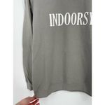 SUB_URBAN RIOT  Indoorsy Willow Crewneck Sweatshirt in Gray Size S Photo 5