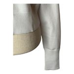 LIONESS  Sweater Women Small White Vallery Knit Cardigan NWT Preppy‎ Academia Photo 4